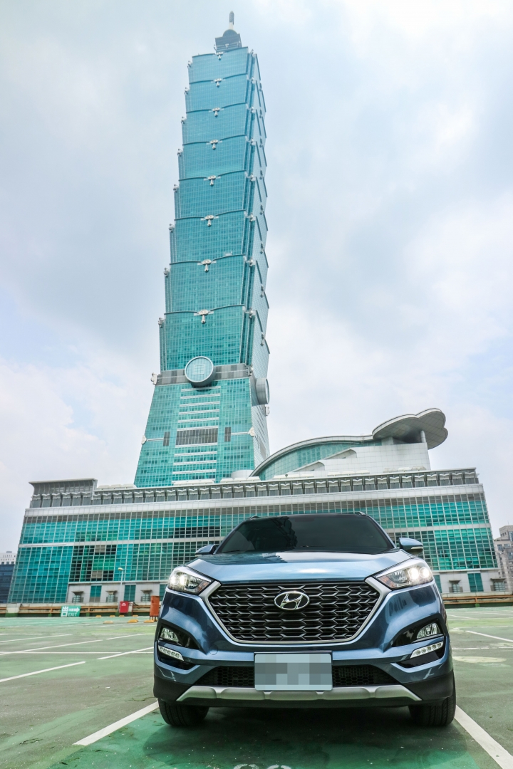 Tucson 1.6 T 台北101開箱