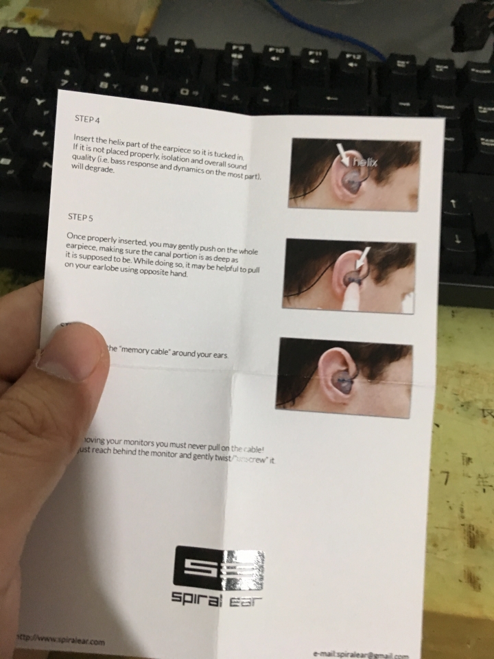【開箱】Spiral Ear 5way Reference