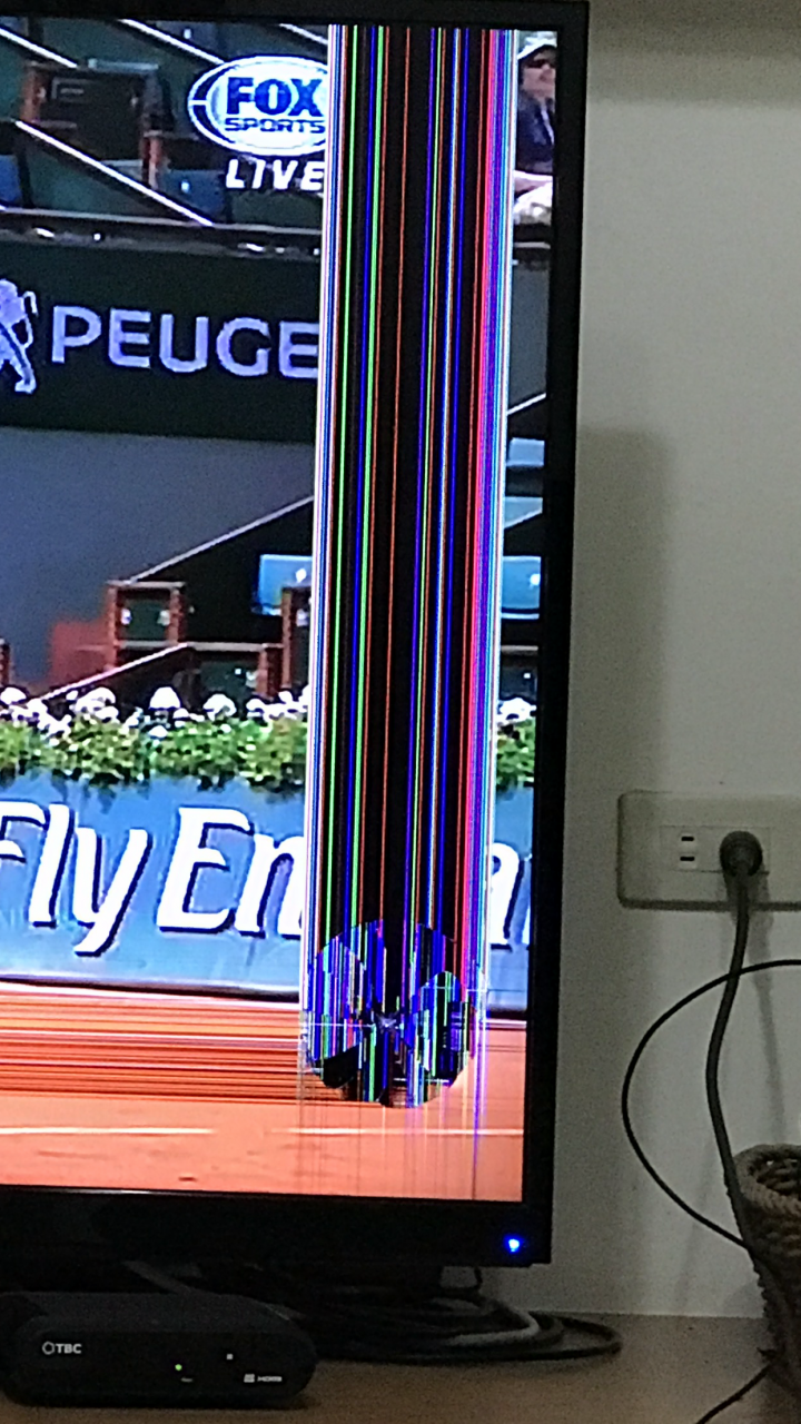 我的benq電視螢幕怎麼了
