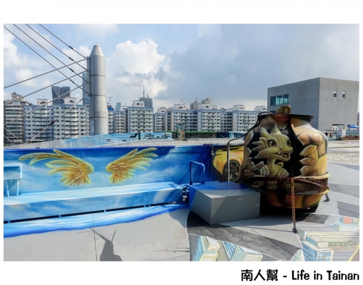 【高雄前鎮區-景點】全台最大天台3D地景壁景藝術 ｜圖龍大師｜時空之城 ~~ 詩舒曼文化園區