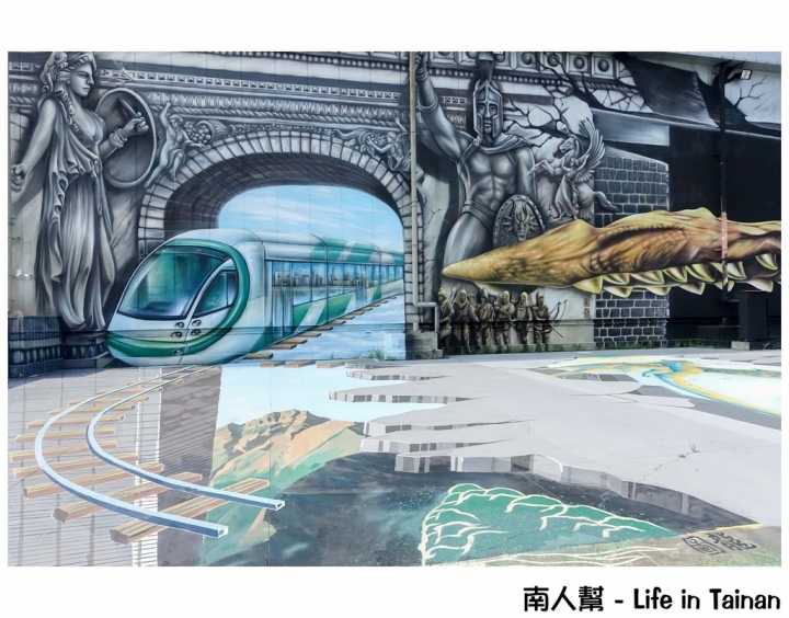 【高雄前鎮區-景點】全台最大天台3D地景壁景藝術 ｜圖龍大師｜時空之城 ~~ 詩舒曼文化園區