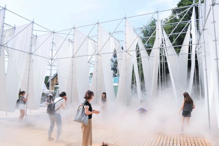 【台北圓山站 | 展覽】如夢似幻的純白氤氳空間♢供霧所 Mist Encounter