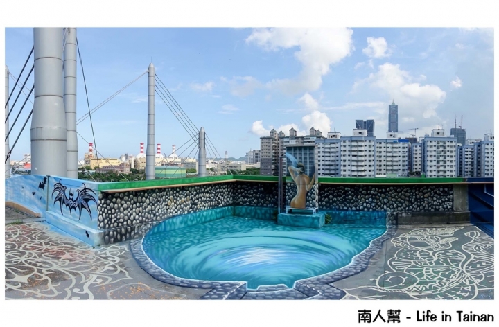 【高雄前鎮區-景點】全台最大天台3D地景壁景藝術 ｜圖龍大師｜時空之城 ~~ 詩舒曼文化園區