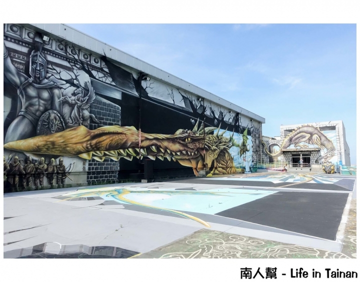 【高雄前鎮區-景點】全台最大天台3D地景壁景藝術 ｜圖龍大師｜時空之城 ~~ 詩舒曼文化園區