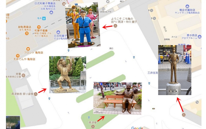 【玩 日本】東京 龜有"烏龍派出所"兩津勘吉我來啦~。超便宜藥妝也在龜有啊~