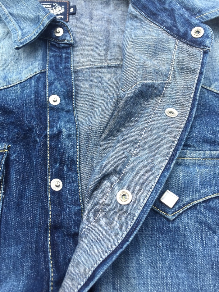 [開箱實穿] 方便極了，JEANSDA River Blue Washed Denim Shirt