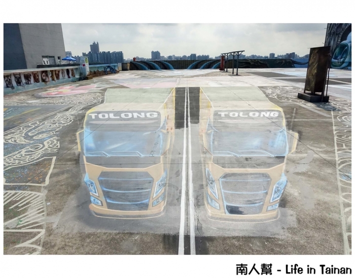 【高雄前鎮區-景點】全台最大天台3D地景壁景藝術 ｜圖龍大師｜時空之城 ~~ 詩舒曼文化園區