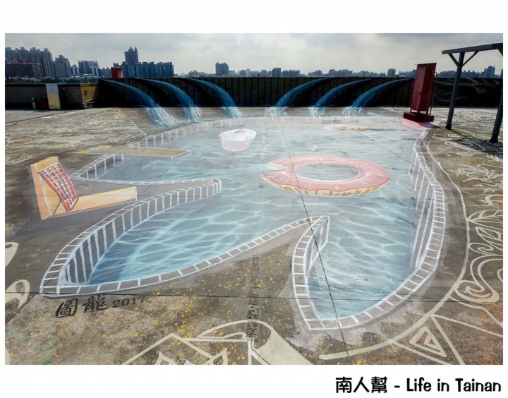 【高雄前鎮區-景點】全台最大天台3D地景壁景藝術 ｜圖龍大師｜時空之城 ~~ 詩舒曼文化園區