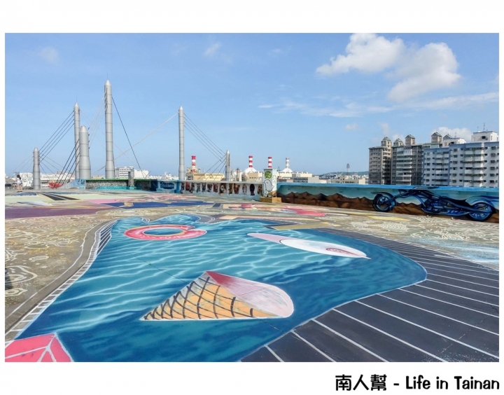 【高雄前鎮區-景點】全台最大天台3D地景壁景藝術 ｜圖龍大師｜時空之城 ~~ 詩舒曼文化園區