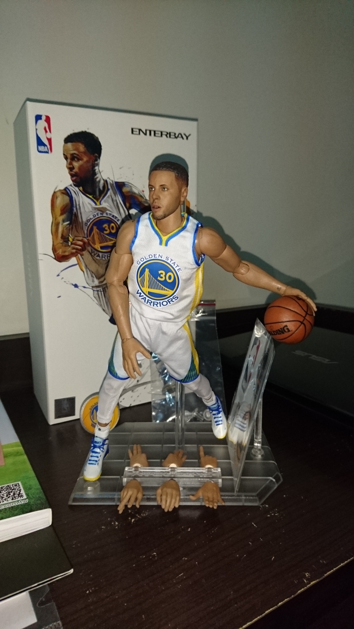 「開箱」 ENTERBAY NBA系列 1/9 勇士隊 Stephen Curry
