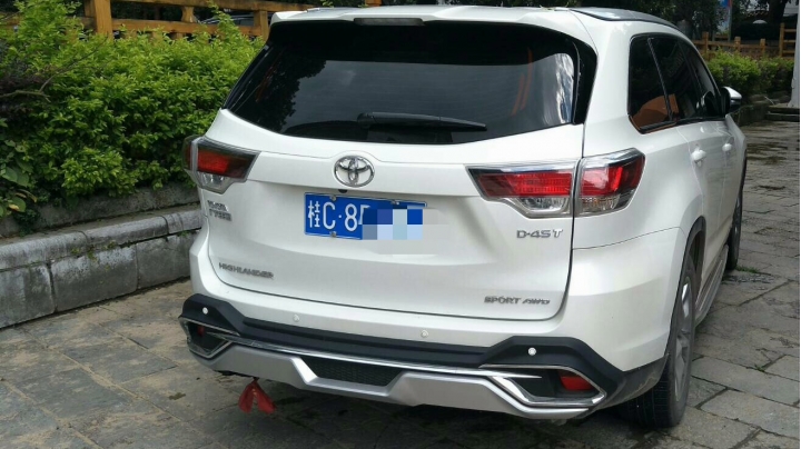 中國的這台Rav4放大版真水，台灣好像沒有