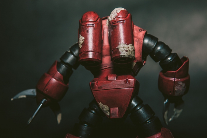 愛玩泥巴的紅蟹 MSM-07S 夏亞專用茲寇克 HG BANDAI