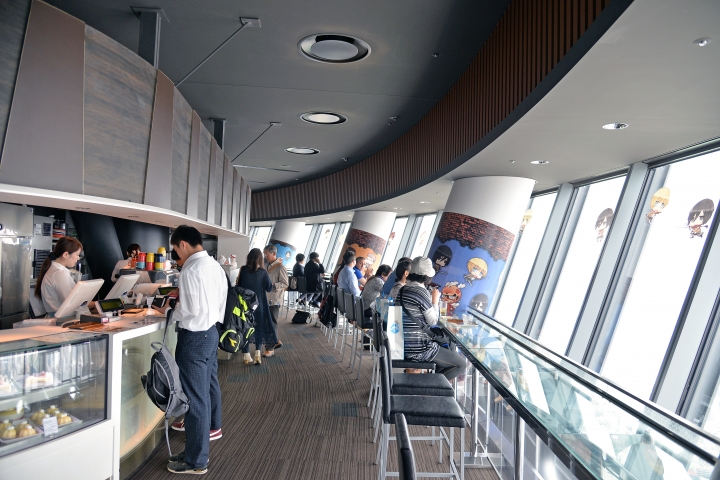 在東京晴空塔展望台―從地面450m處俯瞰東京美景