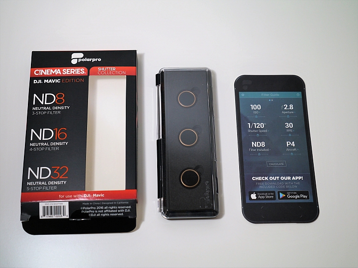 [開箱] PolarPro ND Filters for Mavic Pro