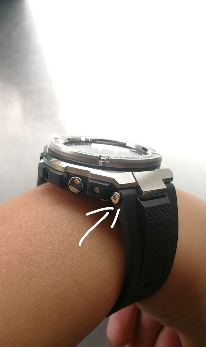 casio gst-110錶帶疑問