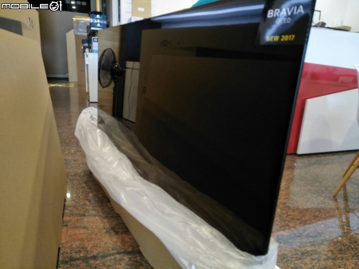 哇 ! 哇 ! 哇 ! Sony 65吋 oled電視 開箱了 ~