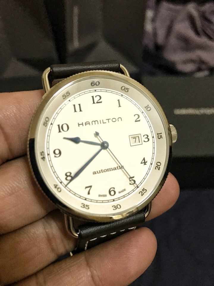 漢米爾頓 船鐘 開箱