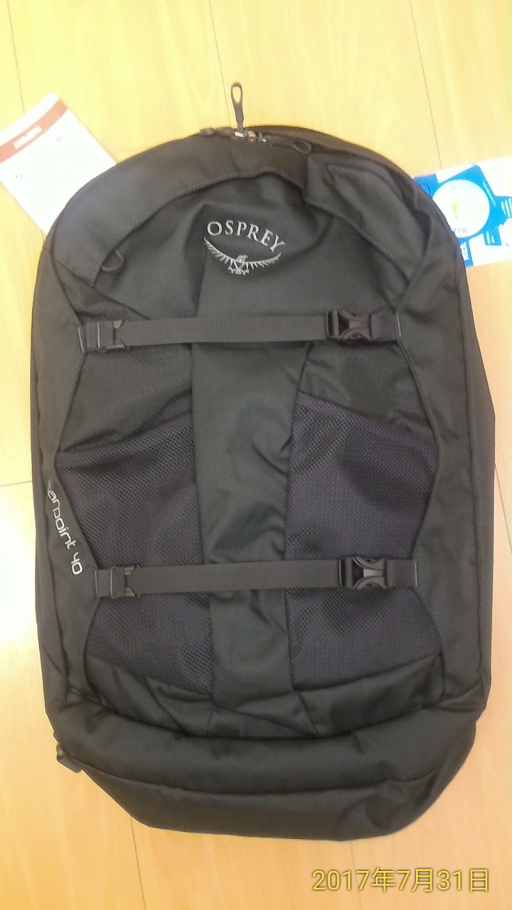 終於買到超難買到的 Osprey Farpoint 40L