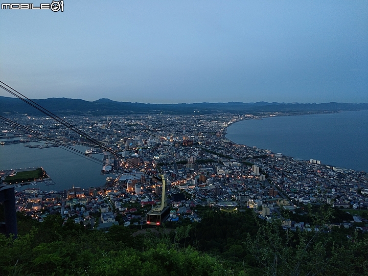 函館山賞夜景 傳統日本三大夜景之一
