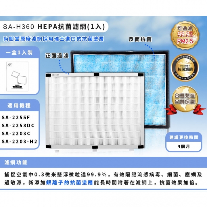 推薦 HoneyWell 16500 HEPA 通用濾網