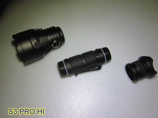 S3 PRO HI 小黑龍 ~ 充電遠射戰術筒