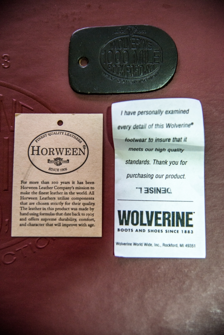 [開箱]一雙Wolverine 1000 Mile及兩雙Danner
