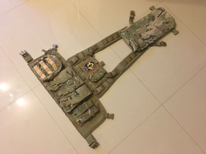 BHI Commando Recon Chest Harness 胸掛背心水袋掛載改造