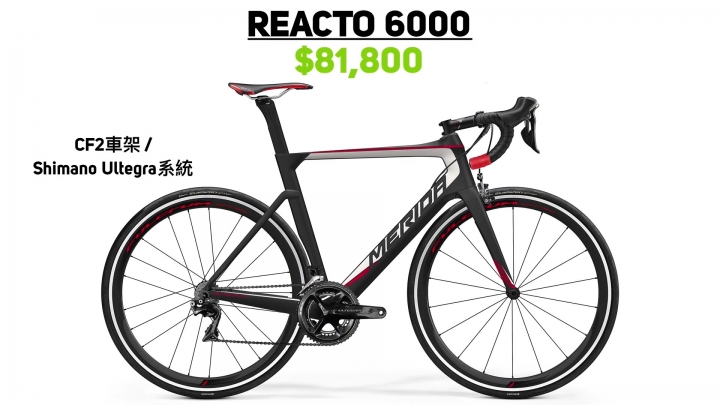 2018 美利達 MERIDA 第三代銳克多 REACTO 7萬到32萬 六款 官方圖片+套件+報價