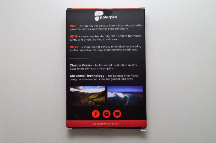 [開箱] PolarPro ND Filters for Mavic Pro
