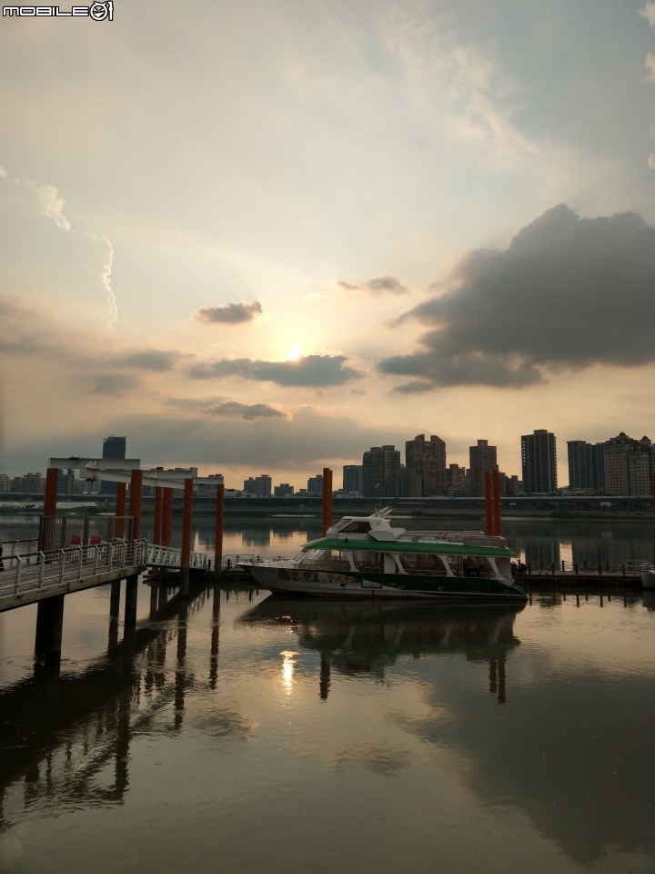 大稻埕水門夕陽u11
