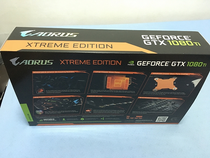 Gigabyte 技嘉 AORUS GeForce® GTX 1080 Ti Xtreme Edition 11G 開箱&簡單測試