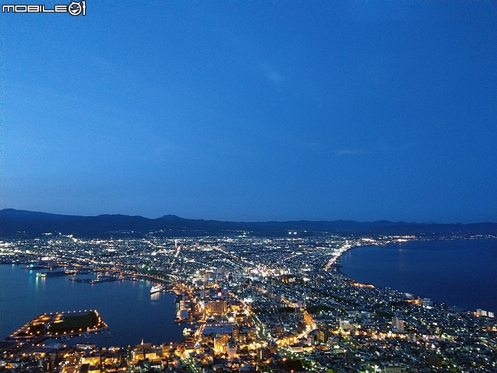 函館山賞夜景 傳統日本三大夜景之一