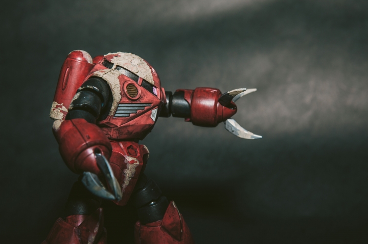 愛玩泥巴的紅蟹 MSM-07S 夏亞專用茲寇克 HG BANDAI