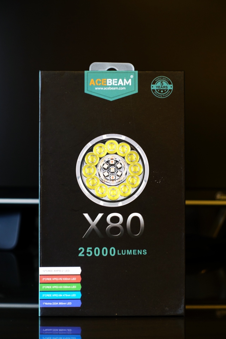 ACEBEAM X80 簡易開箱