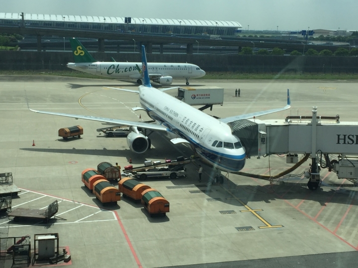 南方航空 738 台北TPE-義烏YIW  /  A320 上海浦東PVG-台北TPE