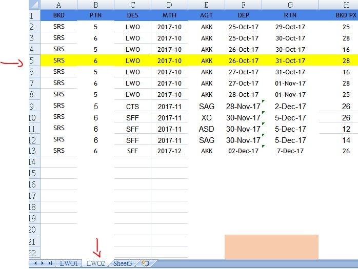 [EXCEL]  如何把兩張工作表中每一筆相同的資料抓出來!!!