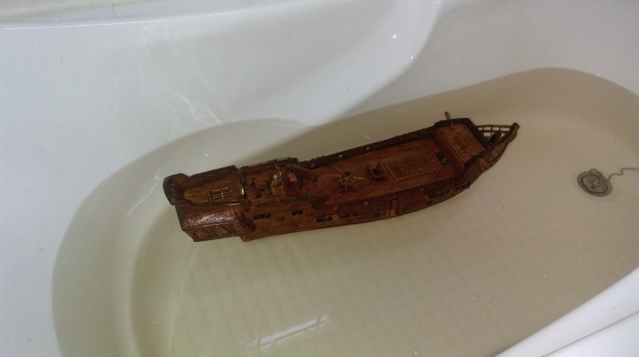 自製帆船 海上的獨角獸