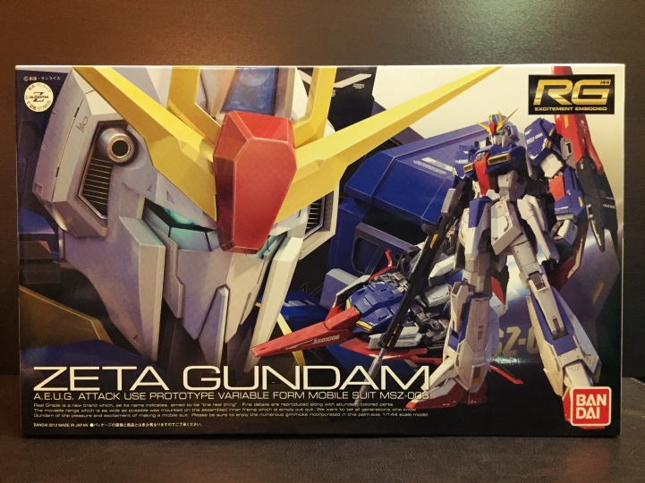 各位覺得鋼彈中哪一台機體的臉最帥呢？ 俊俏臉龐的Z鋼彈 RG BANDAI