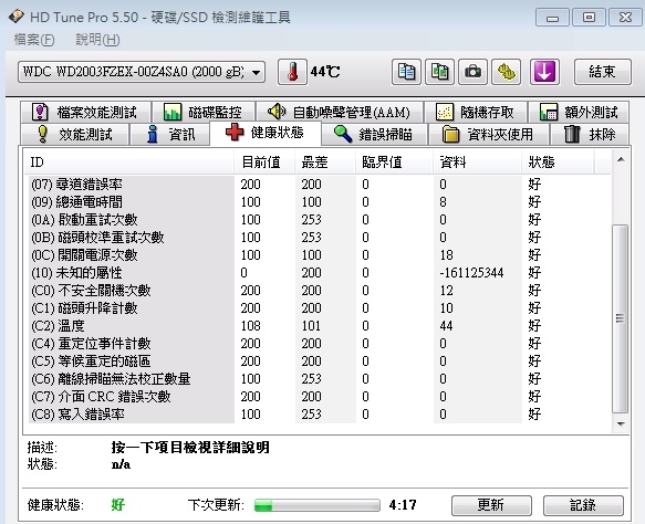 WD2003FZEX黑標2T的問題.請大家給點意見