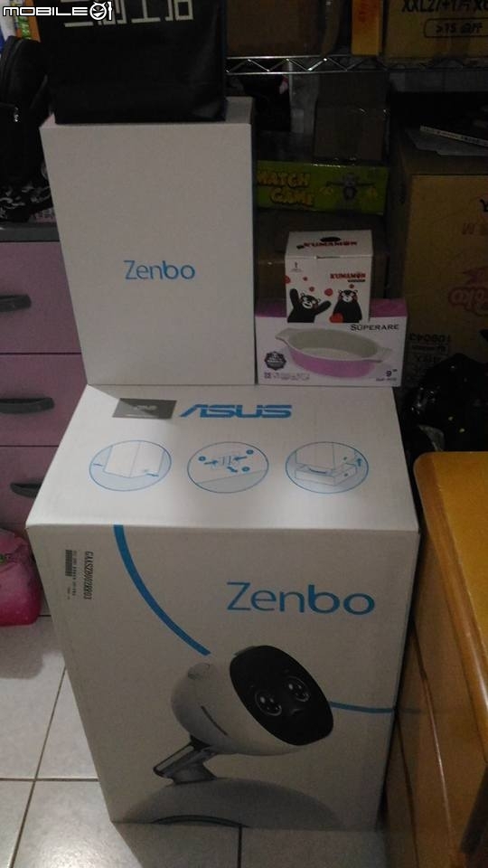 ASUS-Zenbo豪華版機器人開箱(購於北市三創數位生活園區)