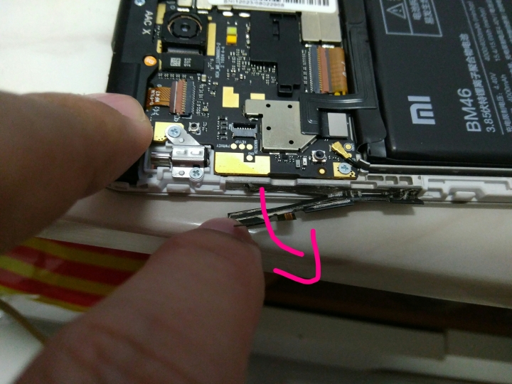 (教學文)紅米note3電源鍵與充電孔維修