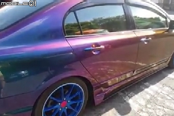 「非法玩色」車車變美了！