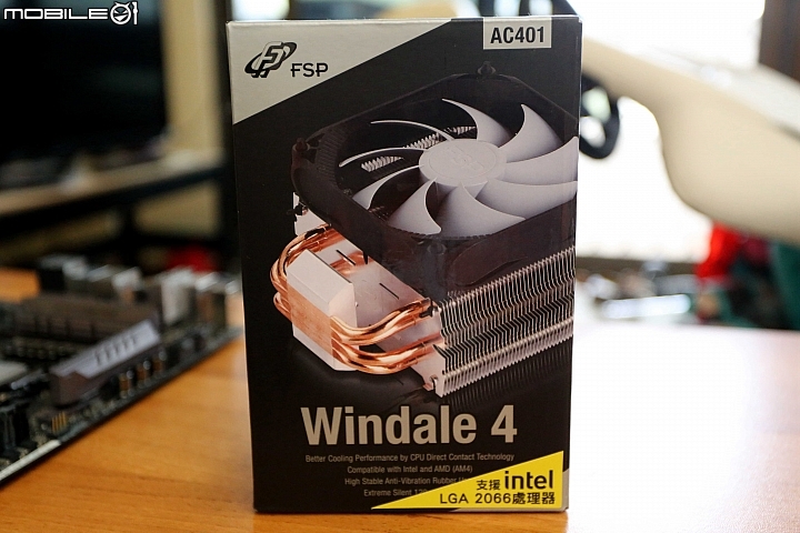 [測試] FSP Windale 4 塔型散熱器開箱測試心得