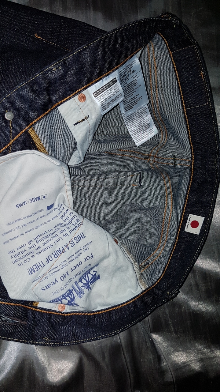 兩件LEVI'S 511 日本製 彈性原色赤耳&無彈性刷白