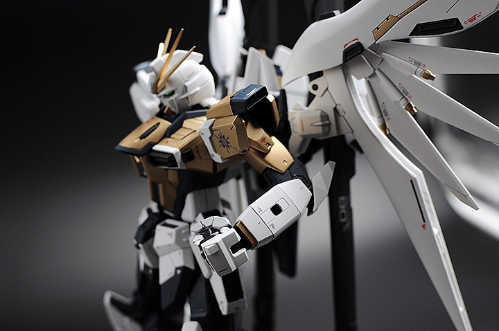 MG Impulse Gundam Blanche 小改造改色