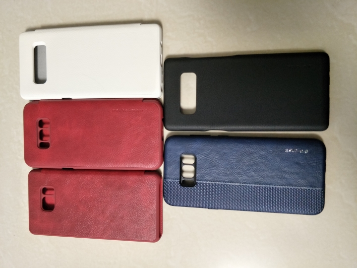 光是這八月分就準備不少三星手機的周邊了....FE,S8+,NOTE8