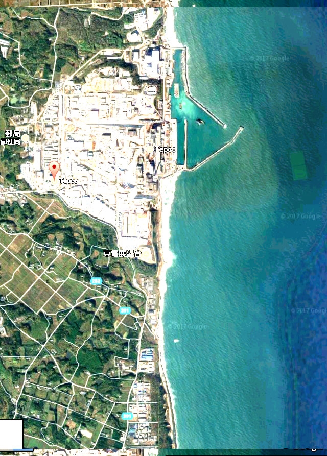福島核電廠沿海，有秘密的海底建設