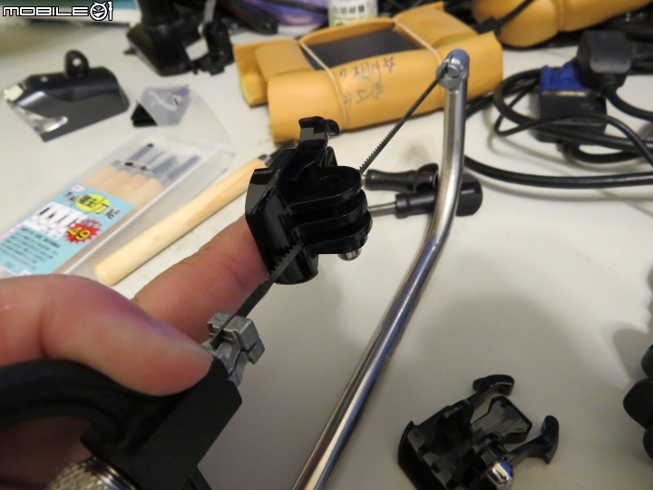 車燈 ROXIM X7 & 改gopro快拆把手固定座