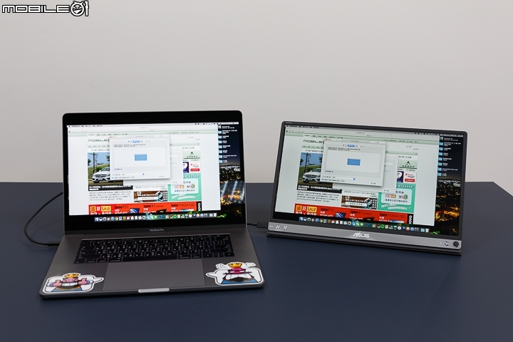 ASUS ZenScreen MB16AC 可攜式顯示器 是多餘？還是便利？