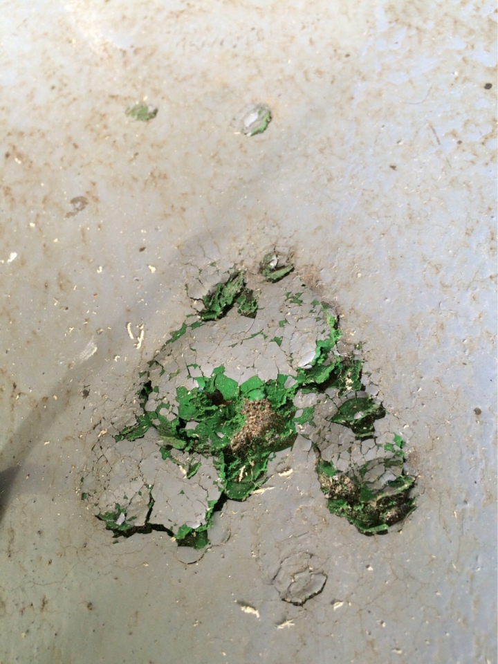 頂樓地板的修補